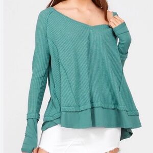 We The Free Teal Women's Sweatshirt